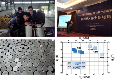 寧波材料所在高豐度釔混合稀土永磁材料研發和產業化方面取得新進展